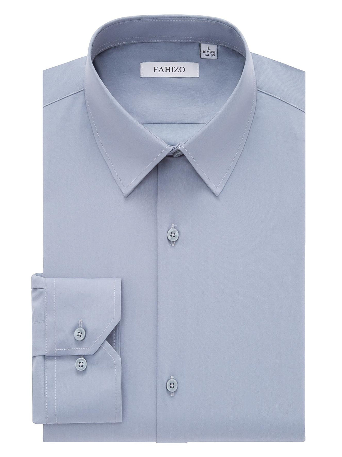 fahizo men's dress shirt FAHIZO Men's White Dress Shirt Casual Business Formal Long Sleeve Button Up 4XL