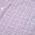 Pink view 3 - FAHIZO Men's Plaid Button Down Dress Shirt Regular Fit Long Sleeve
