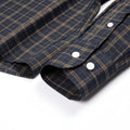 Black view 3 - FAHIZO Men's Plaid Button Down Dress Shirt Regular Fit Long Sleeve