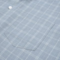 Grey view 1 - FAHIZO Men's Plaid Button Down Dress Shirt Regular Fit Long Sleeve