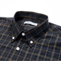 Black view 5 - FAHIZO Men's Plaid Button Down Dress Shirt Regular Fit Long Sleeve