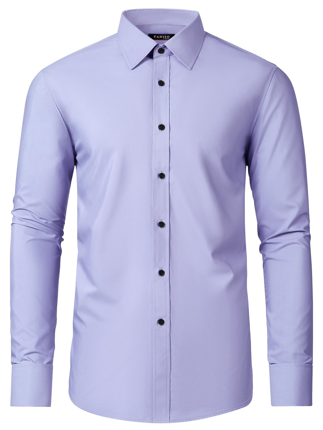 FAHIZO Men's White Tuxedo Shirt with Wing Collar, French Cuffs & Accessories